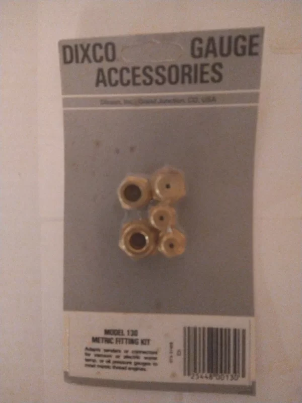 DIXCO MODEL 130 METRIC FITTING KIT