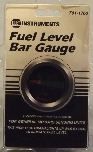 Sunpro Brand /NAPA Instruments 2 Inch Bar Gauge Fuel Level GM 701-1760