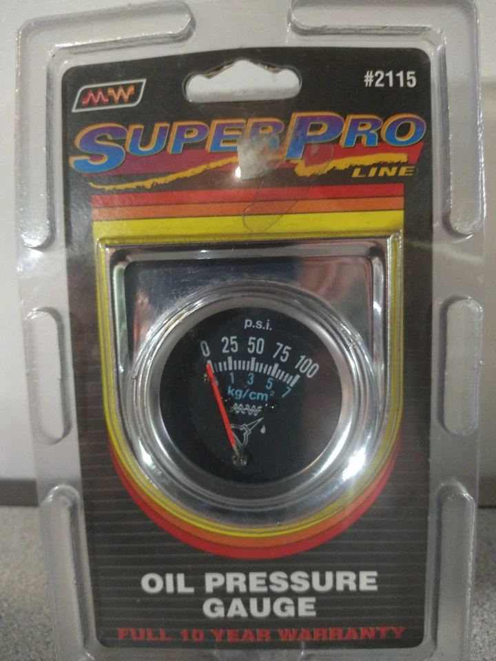 OIL PRESSURE GAUGE MAKE WAVES SUPER PRO 2115 - Image 2